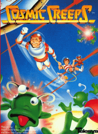 Cosmic Creeps Atari 2600 US box art